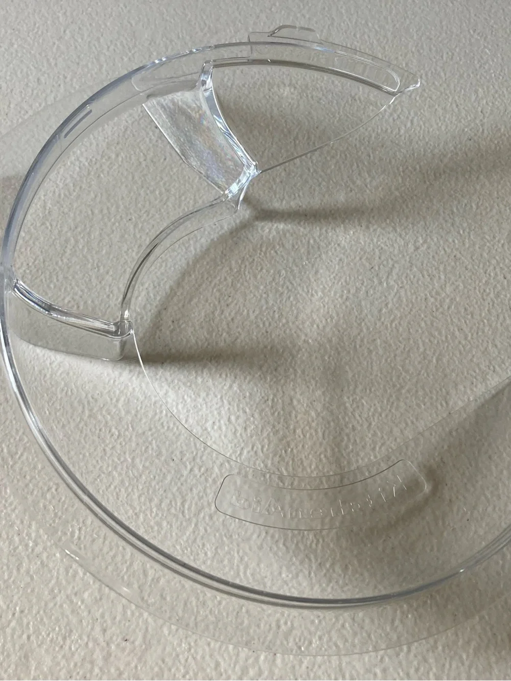 KitchenAid Stand Mixer Clear Plastic Pouring Shield Splash Guard Attachment